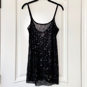 Intimately Free People Sheer Sequin Slip Dress